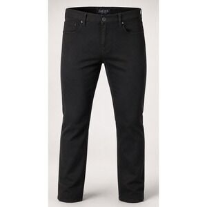 JACHS New York Mens Pants 40x34 Straight Fit Stretch Black Flex 5 Pocket